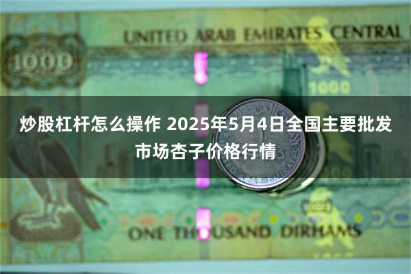 炒股杠杆怎么操作 2025年5月4日全国主要批发市场杏子价格行情