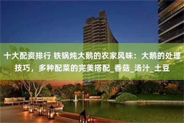 十大配资排行 铁锅炖大鹅的农家风味：大鹅的处理技巧，多种配菜的完美搭配_香菇_汤汁_土豆