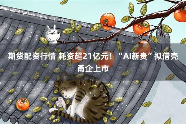 期货配资行情 耗资超21亿元！“AI新贵”拟借壳甬企上市